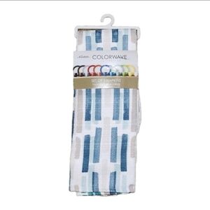 Noritake Colorwave “Milo Blue” Napkins Set of 2  NEW • Modern Coastal